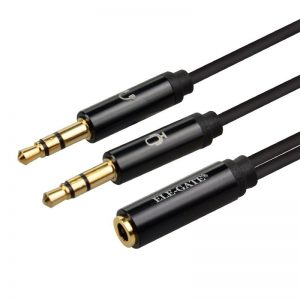 Adaptador Auxilar 3.5 Headset Diadema Celular Audifono Pc