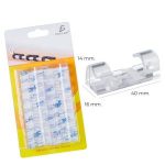 Ganchos para cables 20 pzas