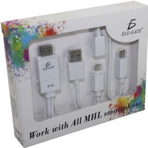Cable Mhl Entra Mirco USB Salida HDMI Celular Andorid